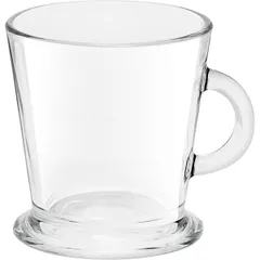 Coffee cup “Robast” [2 pcs]  glass  180 ml  clear.