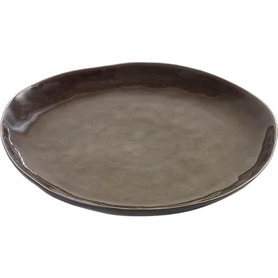 Тарелка «Пьюр» керамика D=280,H=25мм серый, изображение 2