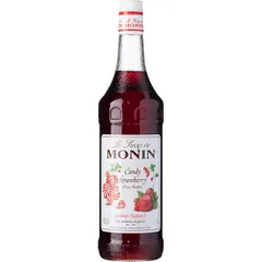 Сироп «Клубничная Карамель» Monin стекло 1л D=85,H=320мм