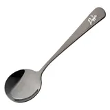 Cupping spoon stainless steel ,L=159/49,B=20mm black