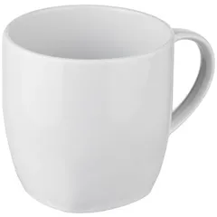 Mug “Quadro” porcelain 400ml D=94,H=94,L=125mm white