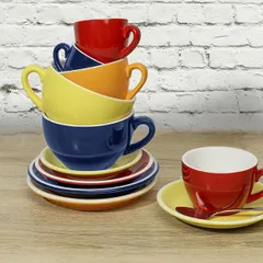 Блюдце «Алберго» фарфор D=14,H=2см красный, изображение 2