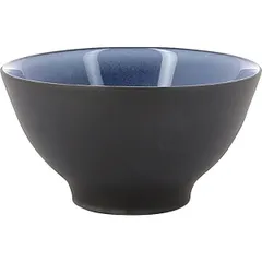 Salad bowl “Ekinox” porcelain 300ml D=120,H=65mm blue