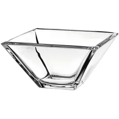 Salad bowl “Ducale” square  glass  1.9 l , H=11, L=20, B=20cm  clear.