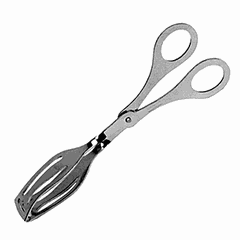 Cake tongs stainless steel ,L=20cm