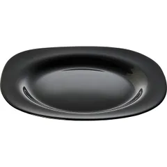 Plate “Invitation” small glass D=26cm black