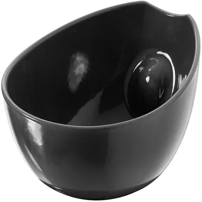 Горшок для запекания «Импульс» керамика 80мл ,H=65,L=85,B=70мм черный