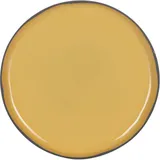 Тарелка «Карактэр» с высоким бортом керамика D=260,H=22мм желт.