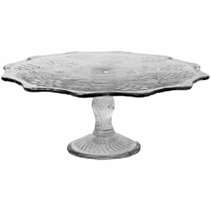 Подставка для торта стекло D=31,H=11,5см прозр.