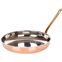 Serving pan stainless steel, copper D=280,H=55,L=320mm metallic,copper