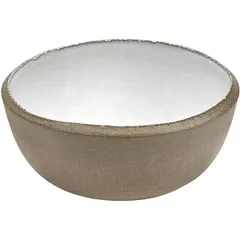 Salad bowl concrete D=15,H=6cm white,gray