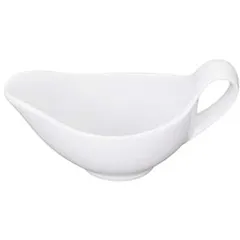 Gravy jug porcelain 100ml ,H=65,L=130,B=55mm white