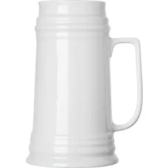 Кружка для пива фарфор 1л белый, изображение 2