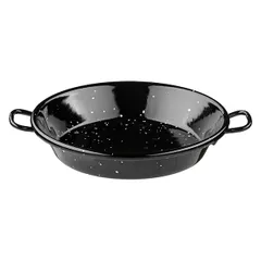 Сковорода «Ла Идеал» для паэльи эмалиров.сталь D=120,H=25мм черный