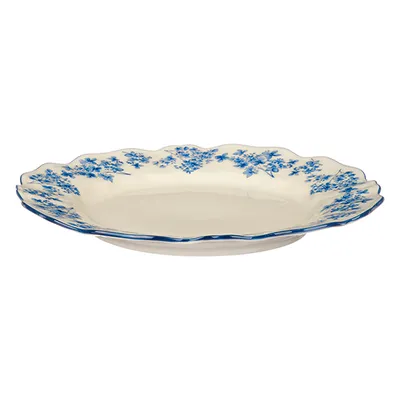 Тарелка «Фиори» фарфор D=27см слон.кость,синий, Диаметр (мм): 270, изображение 6