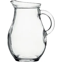 Jug “Bistro” glass 0.5l D=10,H=15.8,L=10.8cm clear.