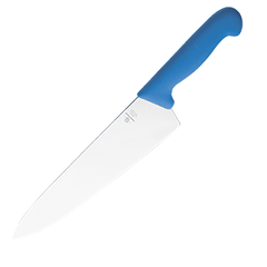 Chef's knife  stainless steel, plastic , L=43/30, B=6cm  metallic, blue