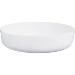 Блюдо для подачи «Эволюшнс Уайт» глубокое стекло 4л D=300,H=68мм белый