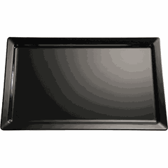 Rectangular dish plastic ,H=3,L=60,B=40cm black