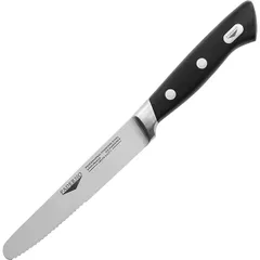 Нож кухонный ,L=11,B=2см черный,металлич.