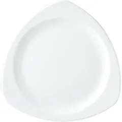 Блюдо «Симплисити» фарфор D=305,H=17,L=274,B=262мм белый