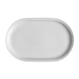 Тарелка «Эр-гоу!» овальная керамика ,H=2,L=31,B=20см белый