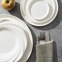 Тарелка мелкая фарфор D=290,H=24мм белый, изображение 2