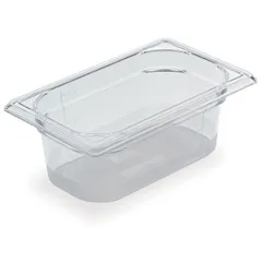 Gastronorm container (1/9)  polycarbonate , H=65, L=176, B=108mm  transparent.