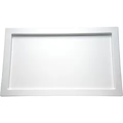 Блюдо сервировочное «Фрэймс» прямоугольное пластик ,L=32,5,B=17,6см белый