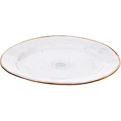 Тарелка «Пастораль» мелкая фарфор ,H=20,L=228,B=195мм зелен., изображение 2