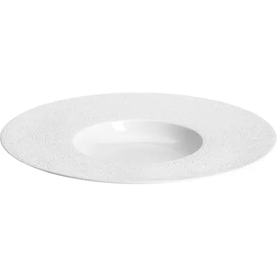 Тарелка «Коллекшн Эль Кутюр» с широким бортом фарфор D=30см белый, изображение 2