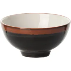 Салатник «Кото» фарфор 190мл D=10,H=5см черный,коричнев.