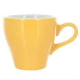 Кружка «Тулип» фарфор 80мл D=90,H=85,L=125мм желт.