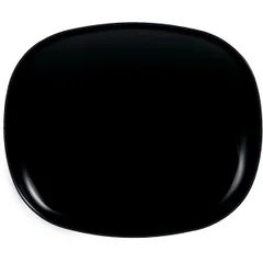 Dish “Evolutions Black” oval glass ,H=22,L=280,B=230mm black