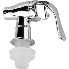 Кран для диспенсера пластик D=14,L=180,B=30мм серебрист.