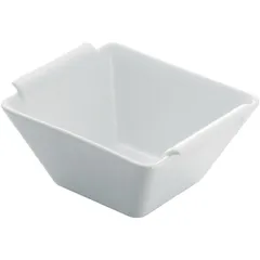 Salad bowl “Bombay” square  porcelain  200ml ,H=5,L=11,B=10cm white