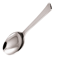 Coffee spoon “Tratto”  stainless steel  metal.