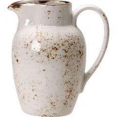 Jug "Craft"  porcelain  0.6 l  D=95, H=147, L=134mm  white