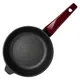 Сковорода «Винум» глубокая алюм.литой,бакелит D=24,H=10,5см черный,красный, изображение 3