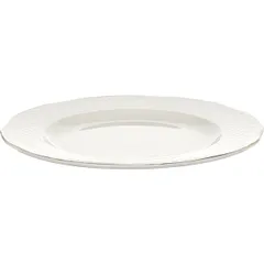 Тарелка «Афродита» мелкая фарфор D=305,H=25мм белый,золотой, изображение 2