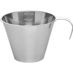 Measuring jug  stainless steel  250 ml  D=122, H=73mm  silver.