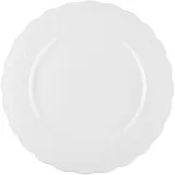 Тарелка «Поэма Лейс» мелкая фарфор D=28см белый
