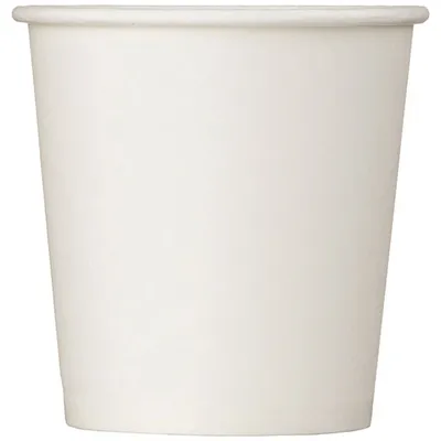 Стакан для горячих напитков одноразовый однослойный[50шт] бумага 100мл D=62,H=62мм белый, Количество (шт.): 50, Цвет: Белый, Объем по данным поставщика (мл): 100, изображение 2