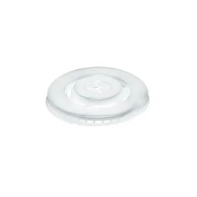 Крышка под трубочку белая D= 90 (150 шт.) для холодного