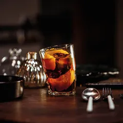 Олд фэшн (стакан) «Поп Корн» стекло 270мл D=87,H=98мм прозр., изображение 2