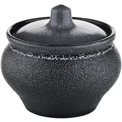 Baking pot “Milky Way”  porcelain  0.5 l  dark grey, black