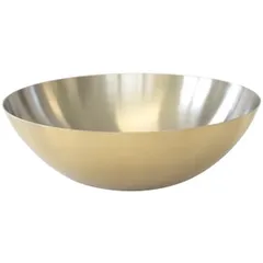 Salad bowl  stainless steel, brass  2.5 l  D=250, H=85mm  brass, metal.