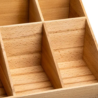 Подставка барная (9 отделений) бук ,H=17,5,L=43,B=26,5см бежев., изображение 2