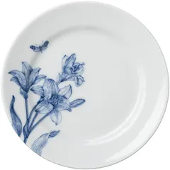 Plate “Beatrice”  porcelain  D=175, H=20mm  white, blue