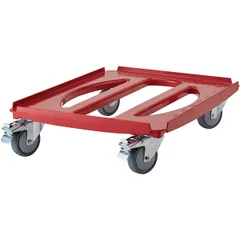 Trolley for thermal containers 70*50 cm  plastic , H=16.7, L=71, B=51 cm  red